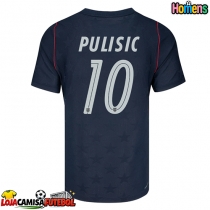 Camisa de Futebol Estados Unidos Christian Pulisic #10 Equipamento Secundário Mundo 2026 Manga Curta
